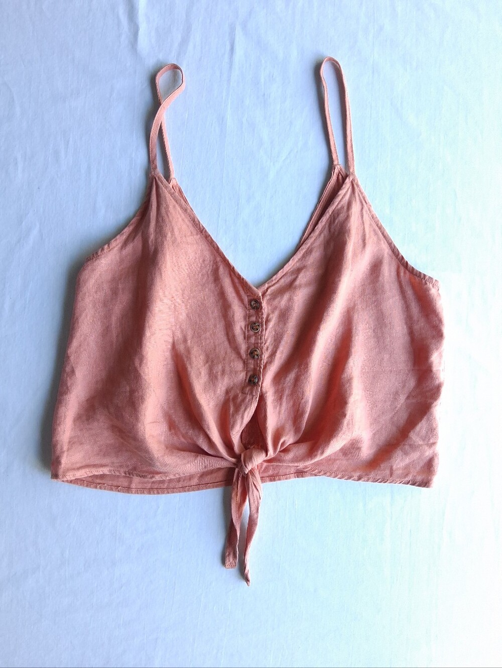 Rhythm Linen Amalfi Tie-front Top Women' Size M